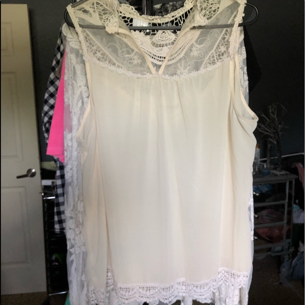 Lace tank
